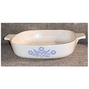 Vintage Corning Ware Blue Cornflower 7 inch A-3 Casserole Dish